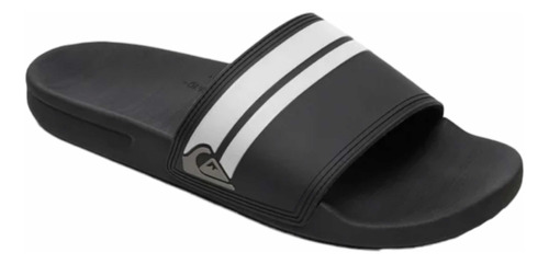 Sandalias Quiksilver Hombre Rivi Slide Casual Negro