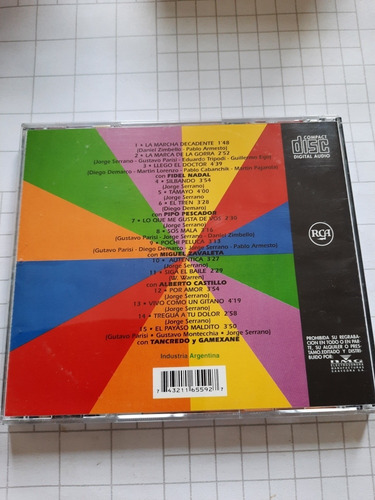 Los Auténticos Decadentes Fiesta Monstruo. Cd