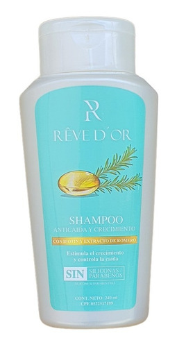 Shampoo R'eve Dor Anticaida Con Biotin Y Extracto De Romero