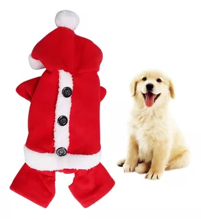 Ouken Lindo Perro Navidad Capa Perro Caliente Capa de Navidad Traje Mini Princesa para Cachorro Rojo S 