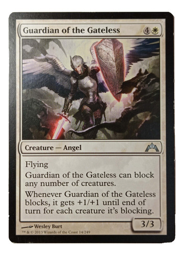 Carta Magic Guardian Of The Gateless [gatecrash] Mtg Angel