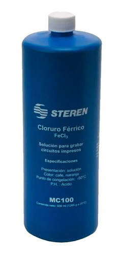 Cloruro Ferrico De 930ml Para Grabado De Circuitos Impreso
