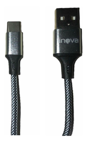 Imagen 1 de 6 de Cable Usb Tipo C 2 Metros Inova Android Carga Rápida Celular