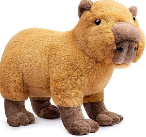 Capivara Roi Roi G Pelúcia Grande 35cm Presente P/ Crianças