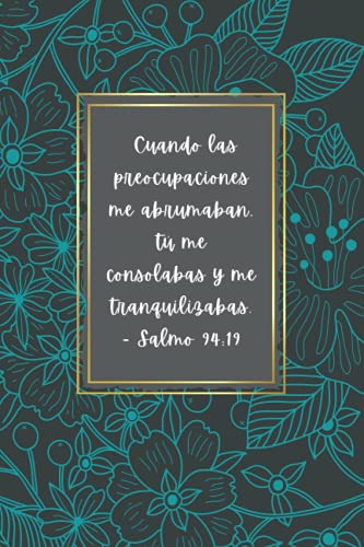 Libro : Salmo 94: 19 Libreta Testigo De Jehova, Cuaderno De