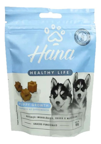 Petisco Hana Snacks Cães Puppy Growth Support 80g
