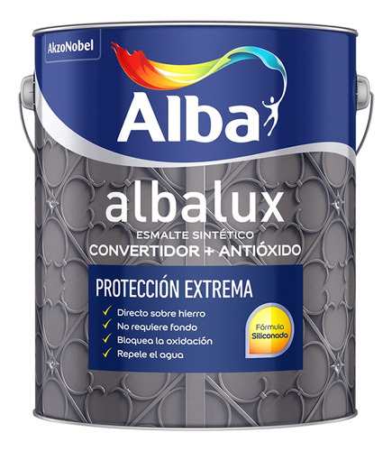 Albalux Esmalte + Convertidor Efecto Forjado 4lts | Giannoni