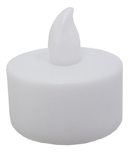 Kit 2 Velas Decorativa Enfeite Moderno Plástico Sem Fogo Led