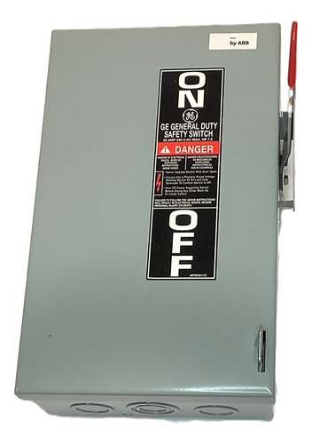 Interruptor De Seguridad Sin Fusibles 3p 220v Tgn3321 Ge