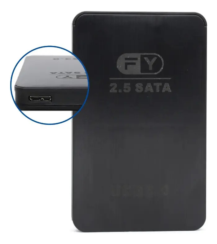 Hd Externo 250gb Usb 2.0 Cor Preto