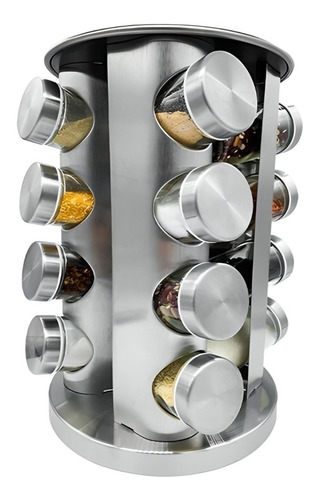 Rack Especiero 16 Botellas Con Rotacion 360°