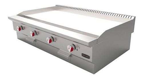 Plancha Industrial A Gas 4 Quemadores Acero Inox Pg-4 Drago