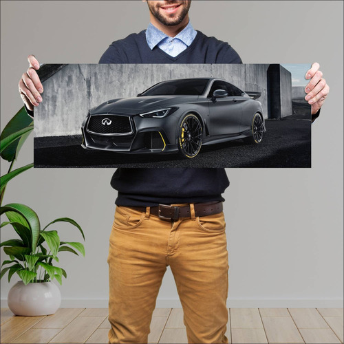 Cuadro 30x80cm Auto 2018 Infiniti Project Black 218