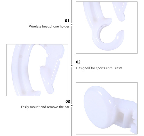 Soporte Para Auriculares Inalámbrico De 2 Piezas, Compatible