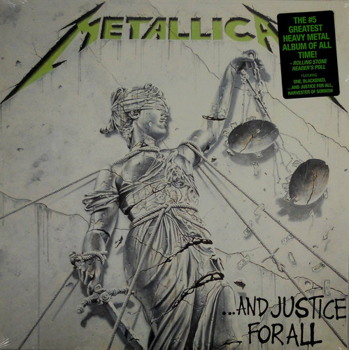Metallica ... And Justice For All Vinilo 180 Grs Nvo Sellado