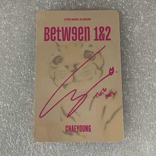 Photocard Twice Original Chaeyoung Ver. Between 1&2 2