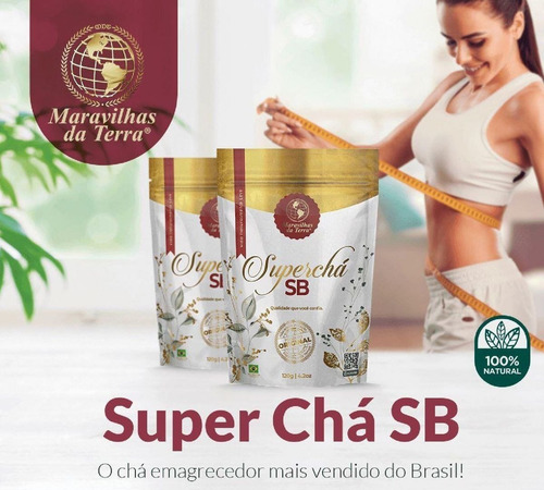 1 Pacotes Super Chá Sb Maravilhas Da Terra - 100% Original