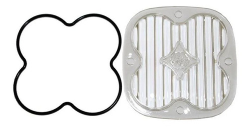 Imagen 1 de 2 de Mica Blanca Protección Led Baja Desing Squadron Series