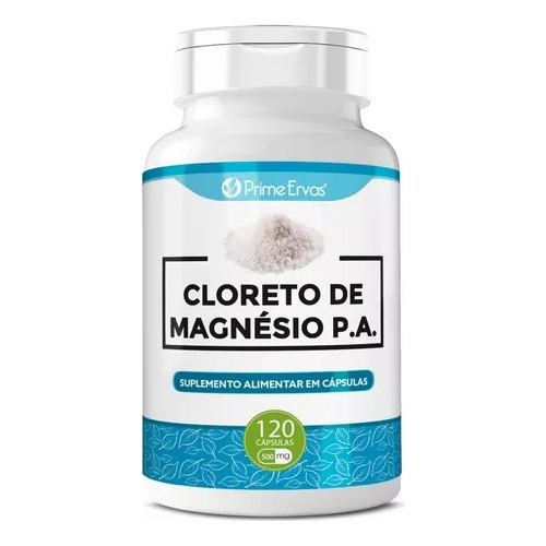 Cloruro De Magnesio P A - Fibromialgia Calambres 120 Cáps