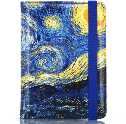 Funda Kandouren Con Bloqueo Rfid Para Pasaporte, Azul V...
