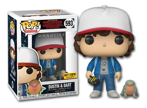 Figura Funko Pop De Stranger Things De Dustin & Dart 593