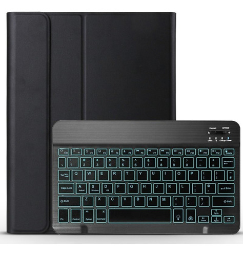 Funda+teclado Iluminado Para Galaxy Tab A7 Lite 8.7'' T220