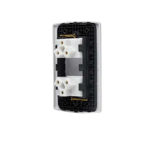 Llave De Luz Completa Sica Life 2 Tomas Blanco Puro X 10 Uni