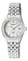 Comprar Reloj Citizen Elegance Eu606055d Original Agente Oficial Color De La Malla Plateado Color Del Bisel Plateado Color Del Fondo Blanco