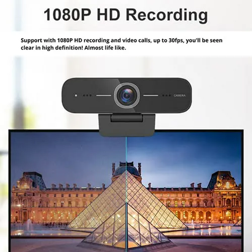 Cámara Web Hd100 Para Profesionales | Full Hd , Micrófonos I