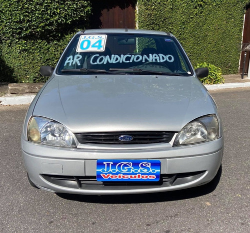 Ford Fiesta Street 1.0 2004 Prata 4 Portas Ar Condicionado