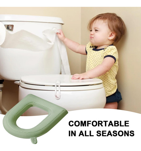 Funda Para Asiento De Inodoro Cojín Para Inodoro Almohadilla