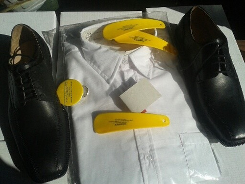 Oferton!!!! Zapatos De Cuero + Camisa O Pomada!!!