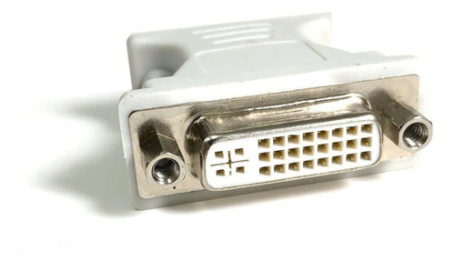 Imagen 1 de 4 de Adaptador Vga Macho A Dvi-i Dual Link 24+5 Hembra