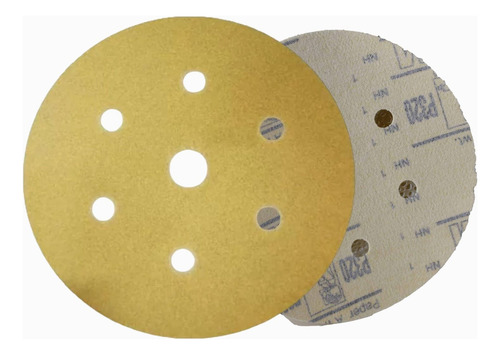 10 Discos De Lixa P320 Para Hookit 3m 152mm Quantidade De Cascalhos 320