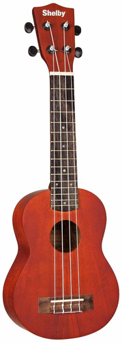 Ukulele Soprano Mogno Shelby Eagle Su21m Madeira Natural