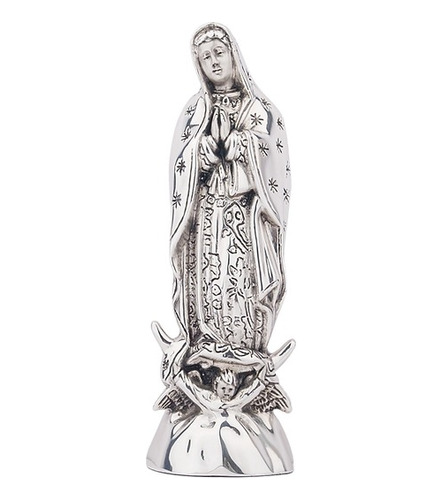 Escultura Virgen De Guadalupe D´argenta