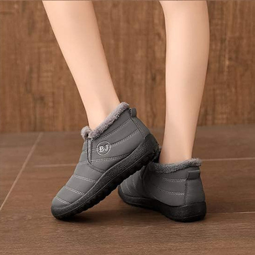 Botas De Nieve Abrigadas, Impermeables Y Cómodas Para Mujer
