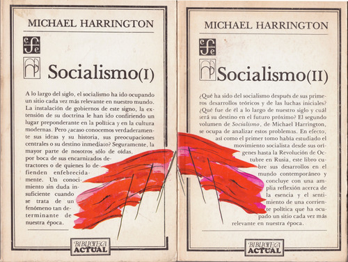 Socialismo - Michael Harrington (tomo 1 Y 2) Muy Buen Estado