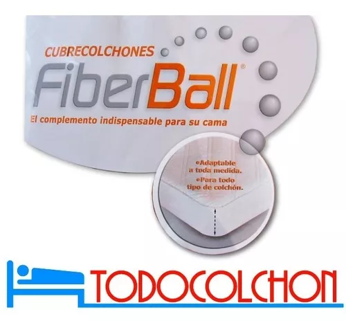 Cubrecolchon Protector Ajustable Fiberball Queen 180x200