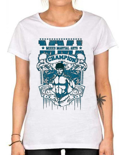 Remera De Mujer Mixed Martial Arts Champion