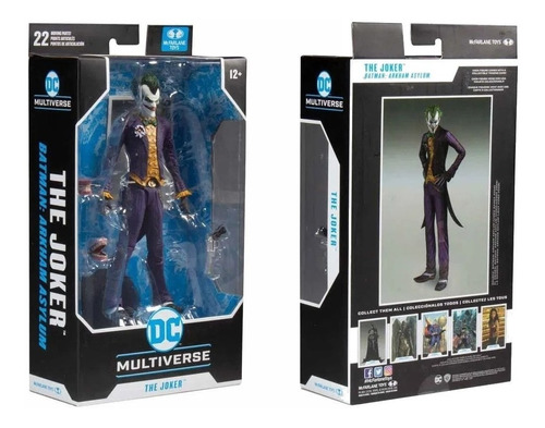 Boneco Joker Batman Arkham Asylum Dc Multiverse - Mcfarlane | Parcelamento  sem juros