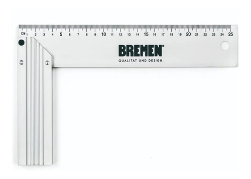 Imagen 1 de 5 de Escuadra Carpintero Aluminio Bremen 6823 250mm