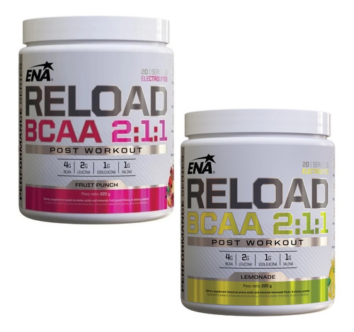 Reload Bcaa Aminos 40 Servs Ena Sport Recupero Post Entreno