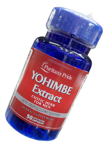 Yohimbe Extract Por 50 Capsulas - Unidad a $1600