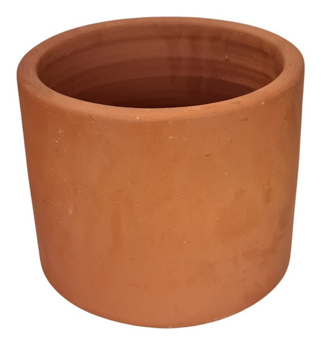 Vaso Cilindro Liso De Barro/ Cerâmica N.3 Vaso Para Plantas