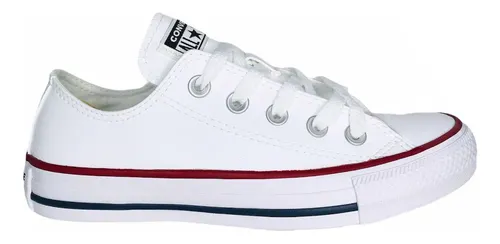 Tenis all star converse couro best sale branco
