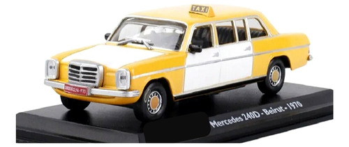 Mercedes Benz 240d Taxi 12 Cm. Beirut 1970 Envio Gratis,1/43