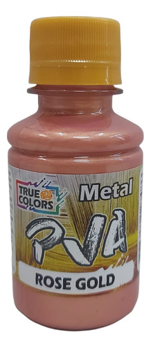 Tinta Pva Metálica True Colors 250 Ml Cor Rose Gold