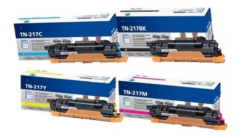 4 Cartucho Toner Bymc Tn217 L3210cw Dcpl3551cdw Mfc-l3750cdw