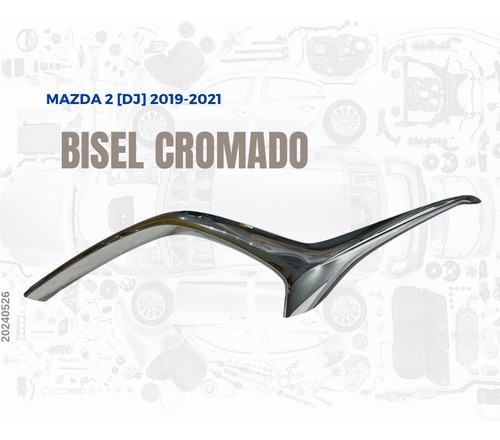 Bisel Cromado Mazda Dhm1-50-7j0 Derecho Delantero